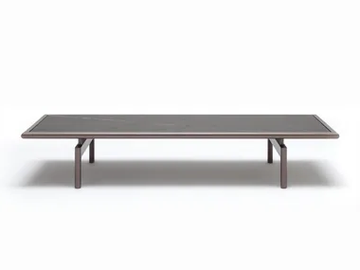 ROLF BENZ 901 - Rectangular stone coffee table by Rolf Benz