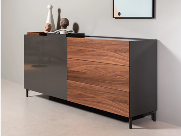 ROLF BENZ 9200 STRETTO - Wooden chest of drawers by Rolf Benz