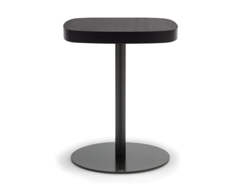 ROLF BENZ 968 - Square wood veneer high side table by Rolf Benz