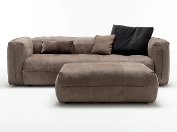 ROLF BENZ MOYO - Leather sofa by Rolf Benz