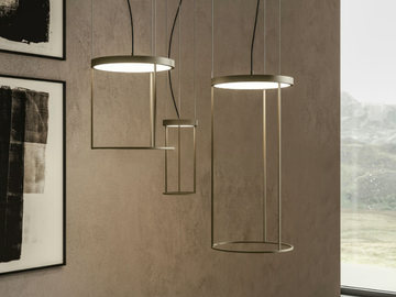 BRASSIE ROUND - LED metal pendant lamp by Ronda Design