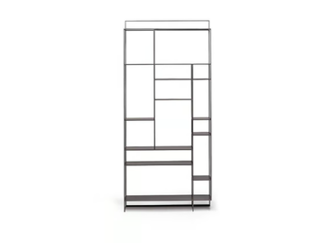 LEVIA MEDIUM - Open painted metal bookcase by Ronda Design
