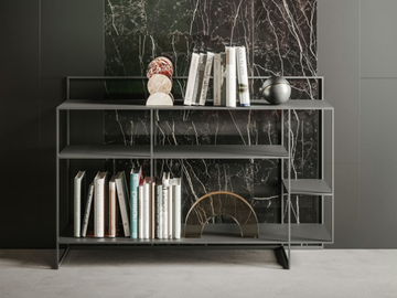 LEVIA - Rectangular metal console table by Ronda Design