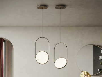 LIFT - LED swivel metal pendant lamp by Ronda Design