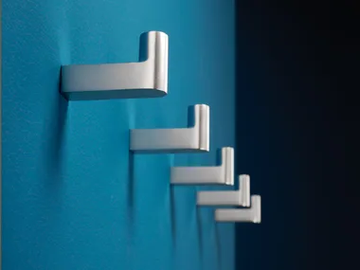 1001 - Aluminium coat rack by Rosconi