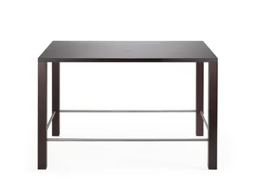 412 - Rectangular wooden high table by Rosconi