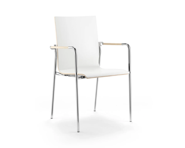 ARKETTO - Stackable training chair with armrests by Rosconi