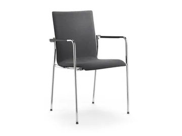 ARKETTO - Upholstered fabric chair with armrests by Rosconi