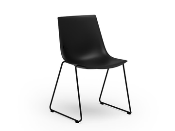 BLAQ 469 - Sled base plastic chair by Rosconi