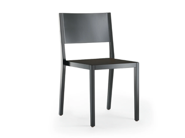 BONNIE & CLYDE - Stackable solid wood chair by Rosconi