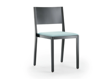 BONNIE & CLYDE - Upholstered stackable chair by Rosconi