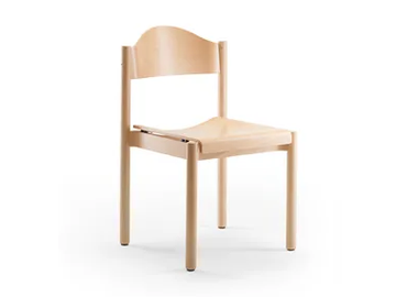 ELENA - Stackable wooden chair by Rosconi