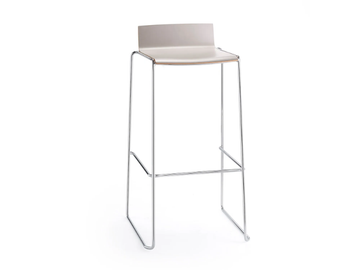 ELESS - High stackable laminate stool by Rosconi