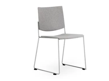 ELESS - Upholstered stackable chair by Rosconi