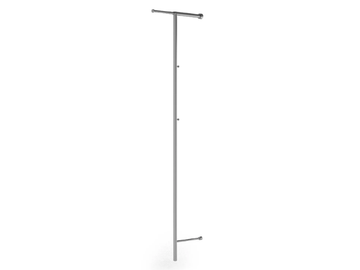 LINA T - Wall-mounted stainless steel coat rack by Rosconi