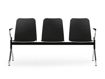 LOGOCHAIR - Beam seating with armrests by Rosconi