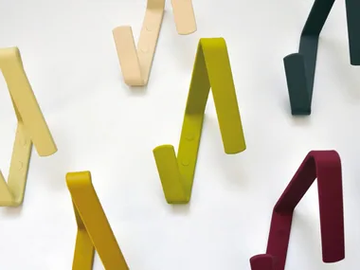 N - Wall-mounted metal coat rack by Rosconi