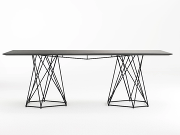 ASYMMETRY - Rectangular table by Ross Gardam