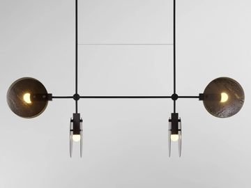 NEBULAE 24 - LED glass pendant lamp by Ross Gardam