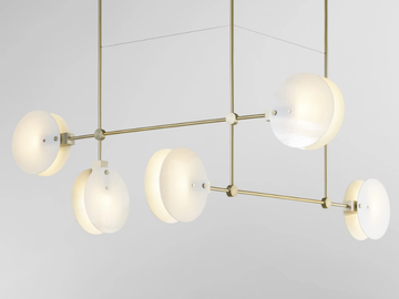 NEBULAE 35 - Glass pendant lamp by Ross Gardam