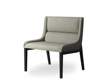 ARIS - Fabric easy chair by ROSSIN