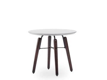 LUC - Round HPL coffee table by ROSSIN