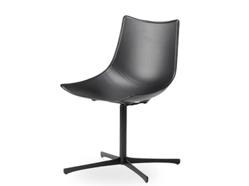 LUC - Swivel with 4-spoke base polyurethane chair by ROSSIN