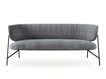 SAMURAI - Fabric small sofa by ROSSIN
