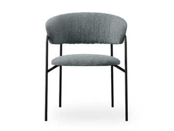 SAMURAI - Upholstered fabric chair with armrests by ROSSIN