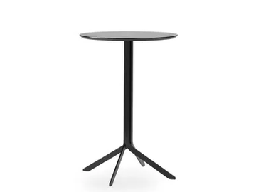 TONIC METAL - High table with 4-star base by ROSSIN