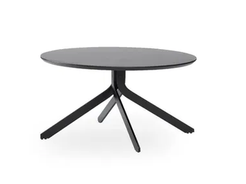 TONIC METAL - Round steel coffee table by ROSSIN