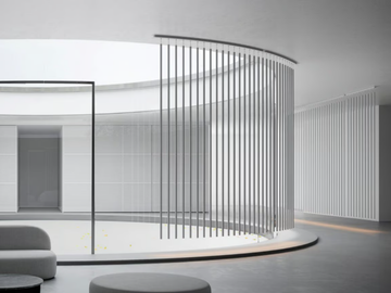 FURIN - LED aluminium ceiling lamp by Rotaliana