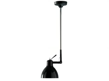 LUXY - Stained glass ceiling lamp with fixed arm by Rotaliana