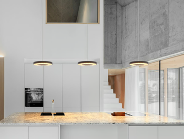 SOL - LED metal pendant lamp by Rotaliana