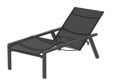 ALURA - Recliner Batyline® sun lounger by Royal Botania