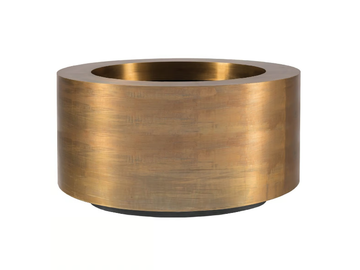 CUPRUM - Round brass planter by Royal Botania