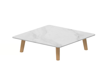 MAMBO LOUNGE - Square ceramic garden side table by Royal Botania