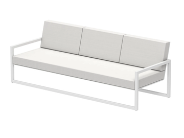 NINIX LOUNGE - 3 seater sled base Batyline® garden sofa by Royal Botania