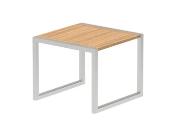 NINIX - Square teak garden table by Royal Botania