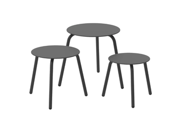 SAMBA - Round aluminium garden side table by Royal Botania