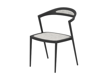 STYLETTO - Aluminium garden chair with integrated cushion by Royal Botania