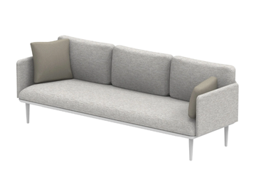STYLETTO LOUNGE - 3 seater sectional fabric garden sofa by Royal Botania
