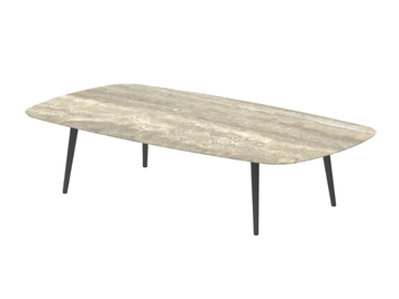 STYLETTO - Rectangular ceramic garden side table by Royal Botania