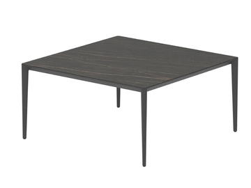 U-NITE - Square ceramic garden table by Royal Botania