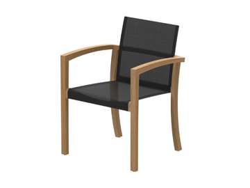 XQI - Batyline® garden chair with armrests by Royal Botania