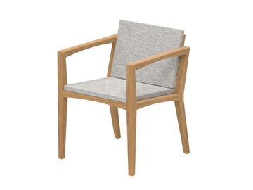 ZENHIT - Teak garden chair with armrests by Royal Botania