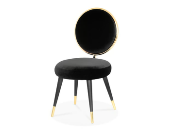 GRACEFUL - Medallion velvet chair by ROYAL STRANGER