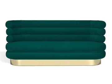 MARSHMALLOW - 3 seater velvet sofa by ROYAL STRANGER