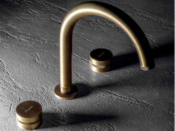 DELUXE - MYRING - FMR0112ADL - 3 hole countertop washbasin mixer by Rubinetteria Giulini