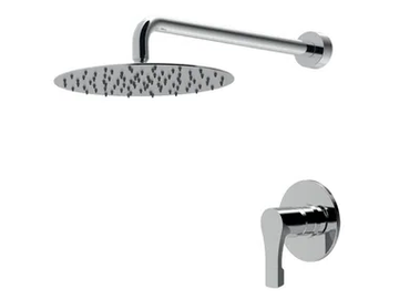 EGO - F5715WB-25X - Recessed single handle shower set with overhead shower by Rubinetteria Giulini